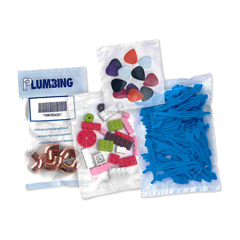 Qual Pac Bagging Co-Packing Using Roll Bags with Bagged Parts